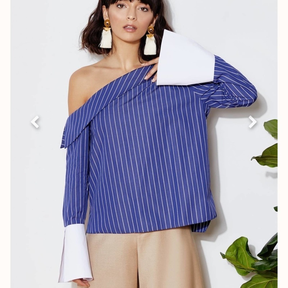 AMMARA Cady Nautical Striped Blouse size XS